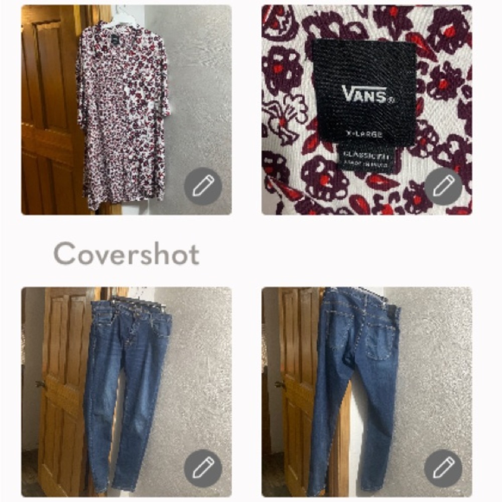 ZARA MAN 34 denim collection & Vans XL pocket button-up